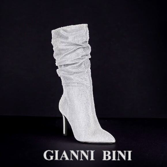 Gianni Bini x Nastia Liukin the KIKI Rhinestone Slouchy Dress Boot - Picture 4 of 11